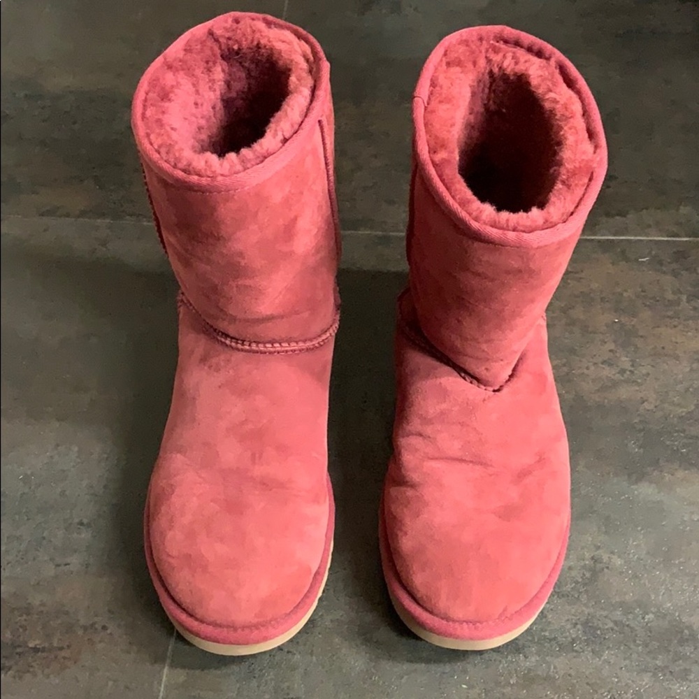Like New Rose Pink Ugg Sheepskin Boots